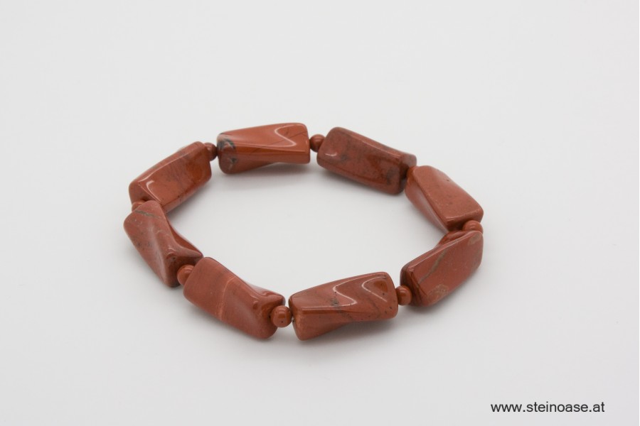 Armband Jaspis rot 'Swing'